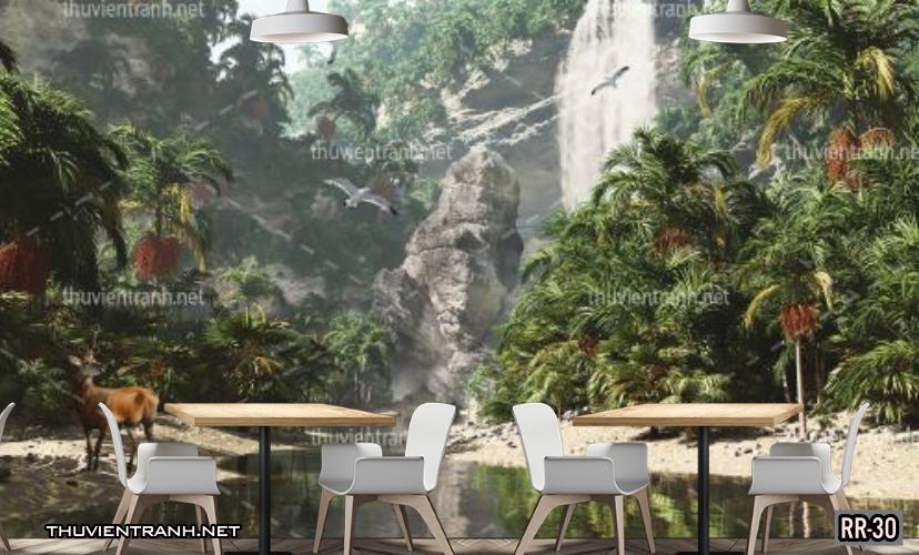 Tranh dán tường rừng xanh nhiệt đới Tropical RR-30 - Kết quả tìm kiếm tranh tường